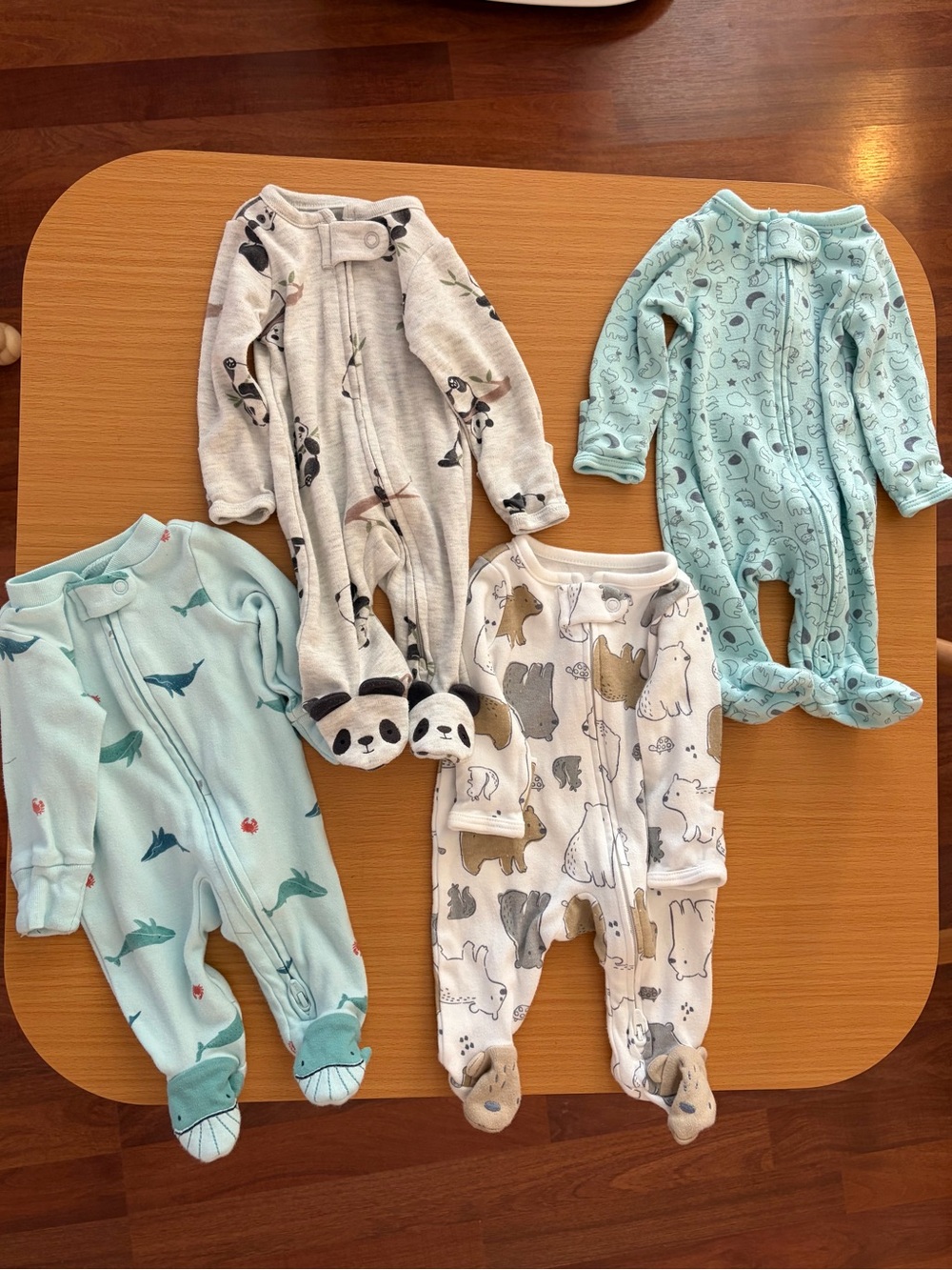 Carter’s Footie Pajamas | One-Piece Sleepers for Preemie Baby Boy